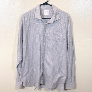 Billy Reid long sleeve button down shirt size Large